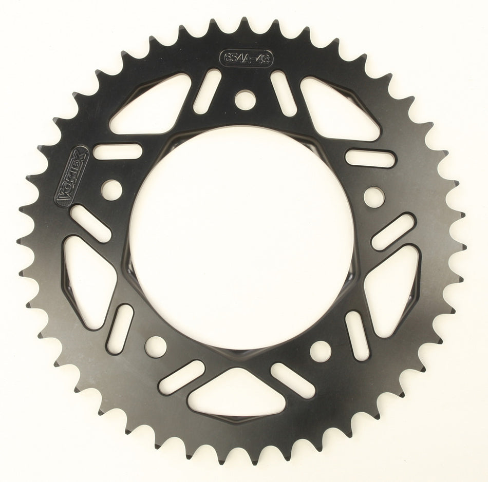 VORTEX Rear F5 Sprocket Aluminum 43t-520 Blk Hc Yam 654AK-43