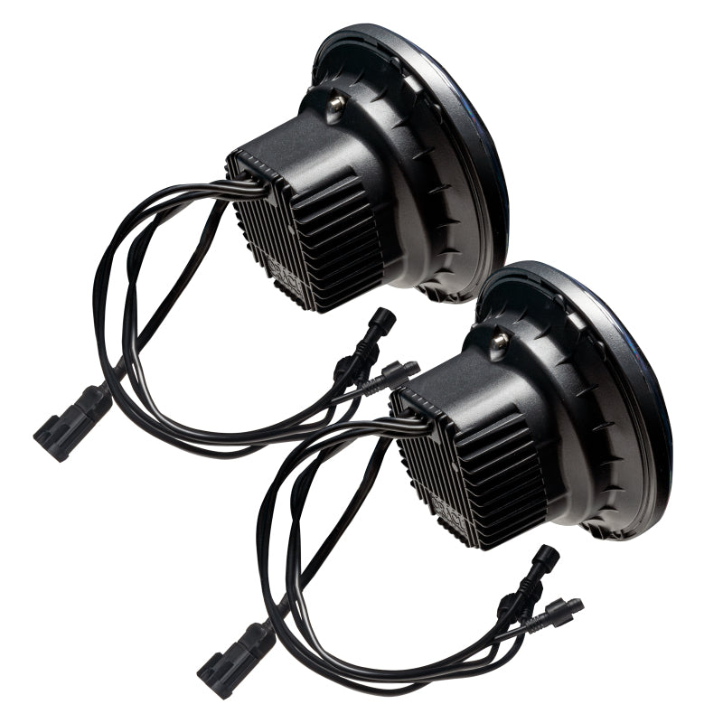 ORACLE Lighting 07-18 Jeep Wrangler JK Oculus 7in. ColorSHIFT Bi-LED Projector Headlights 5876-504