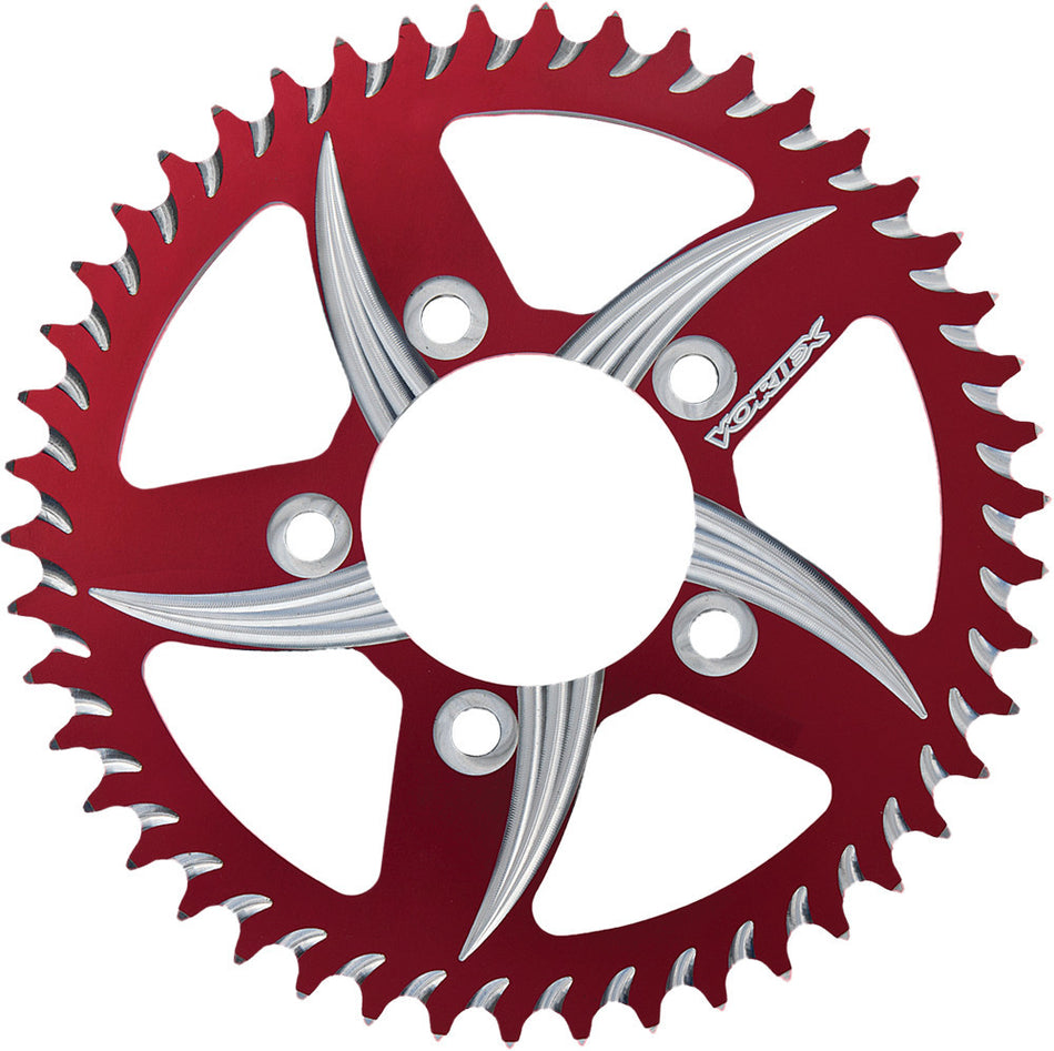 VORTEX Rear Cat5 Sprocket Aluminum 37t-520 Red Duc 848AZR-37