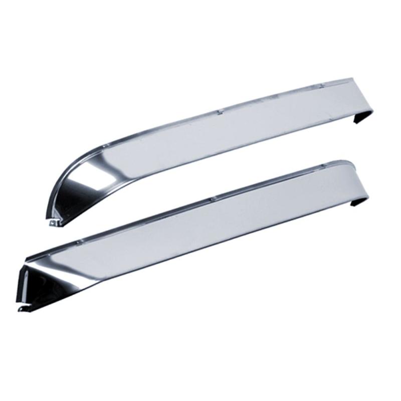 AVS 80-96 Ford Bronco (Installs w/Tape) Ventshade Window Deflectors 2pc - Stainless 12688