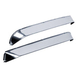 AVS 80-96 Ford Bronco (Installs w/Tape) Ventshade Window Deflectors 2pc - Stainless 12688