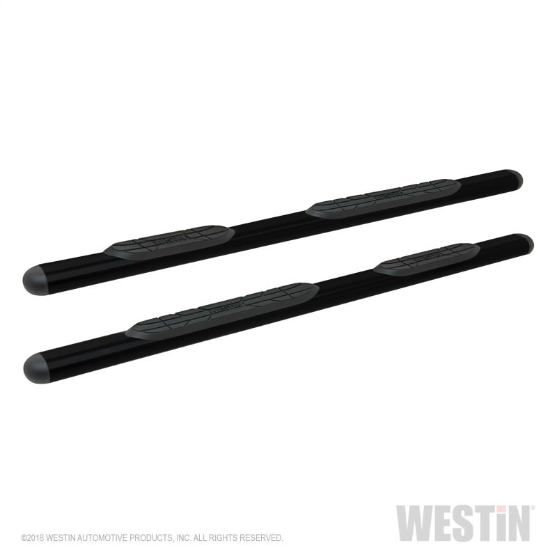 Westin Premier 4 Oval Nerf Step Bars - 85 in - Black 22-5035