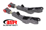 BMR 10-15 5th Gen Camaro Rear Lower Control Arms On-Car Adj. (Polyurethane) - Black Hammertone TCA029H