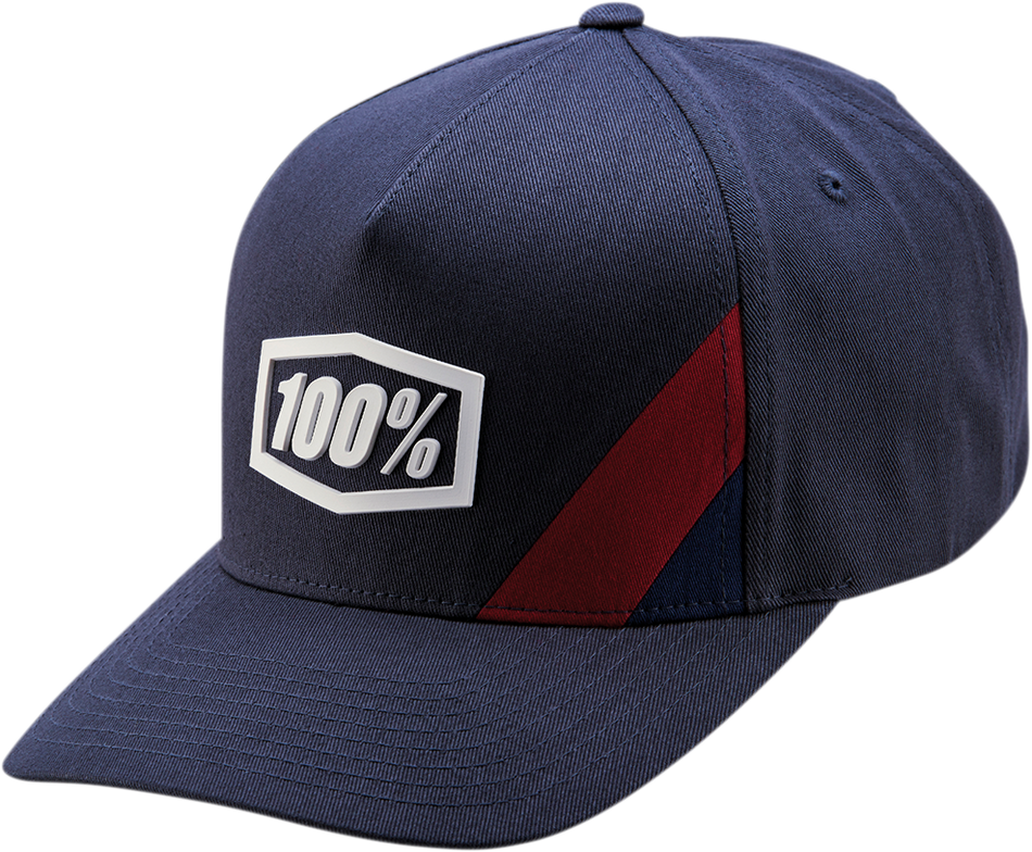 100% Cornerstone Snapback Hat - Steel 20070-245-01