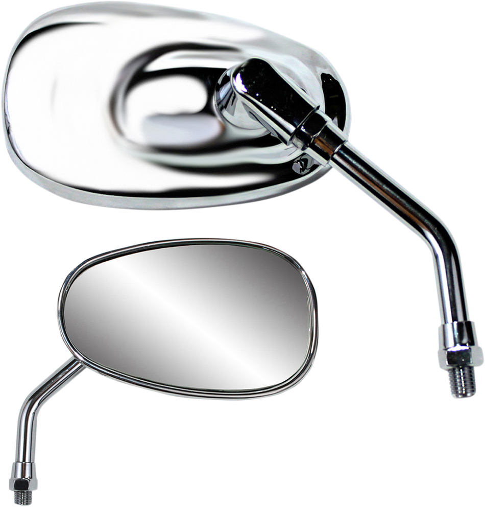 Parts Unlimited Mirror - Mini - Chrome 17037