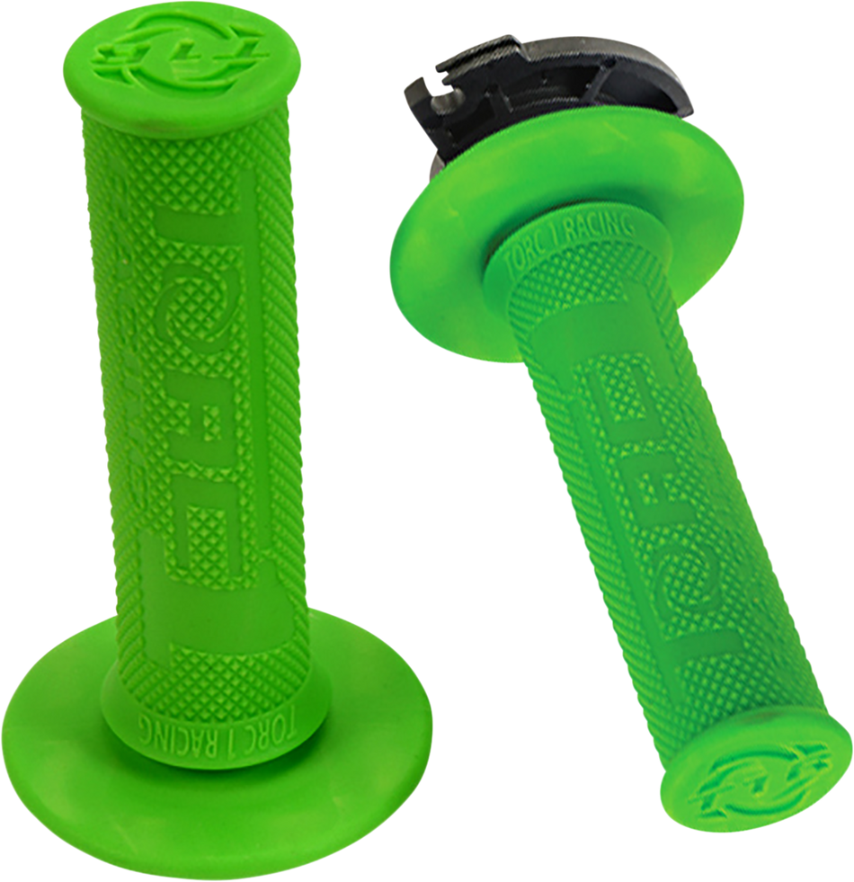 TORC1 Grips - Defy - Lock-On - Green 4650-0802