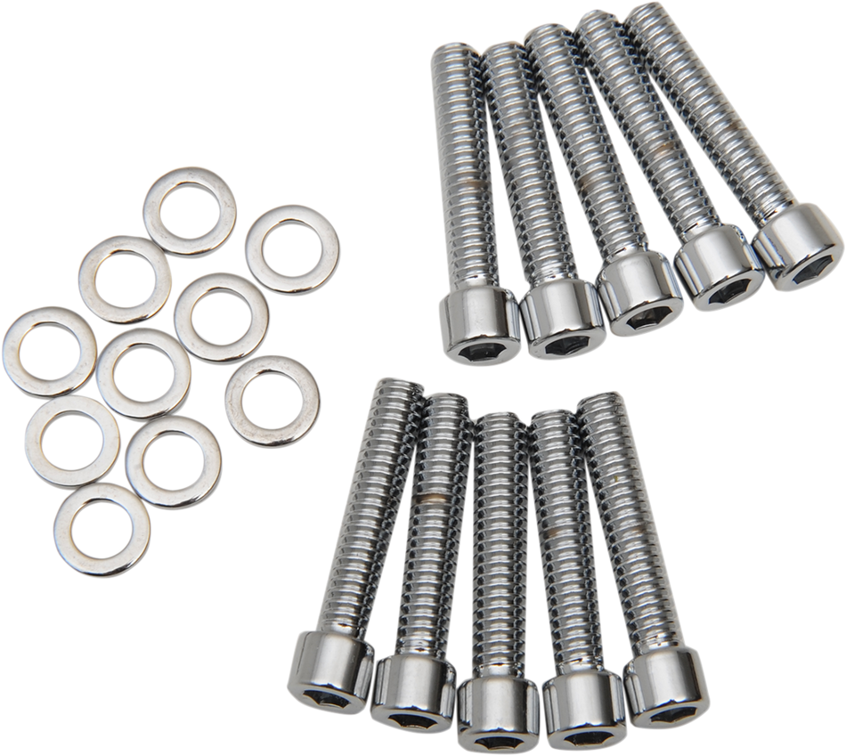 COLONY Bolt Kit - Camshaft Cover - Polished - Dyna/FL 9946-20P