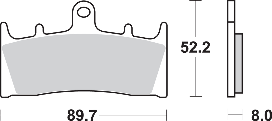 SBS HS Brake Pads - Kawasaki/Suzuki - 686HS