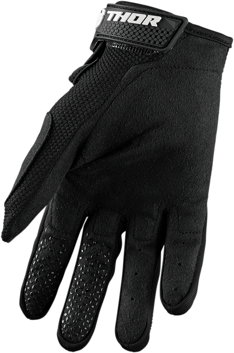 THOR Sector Gloves - Black/White - XS 3330-5853