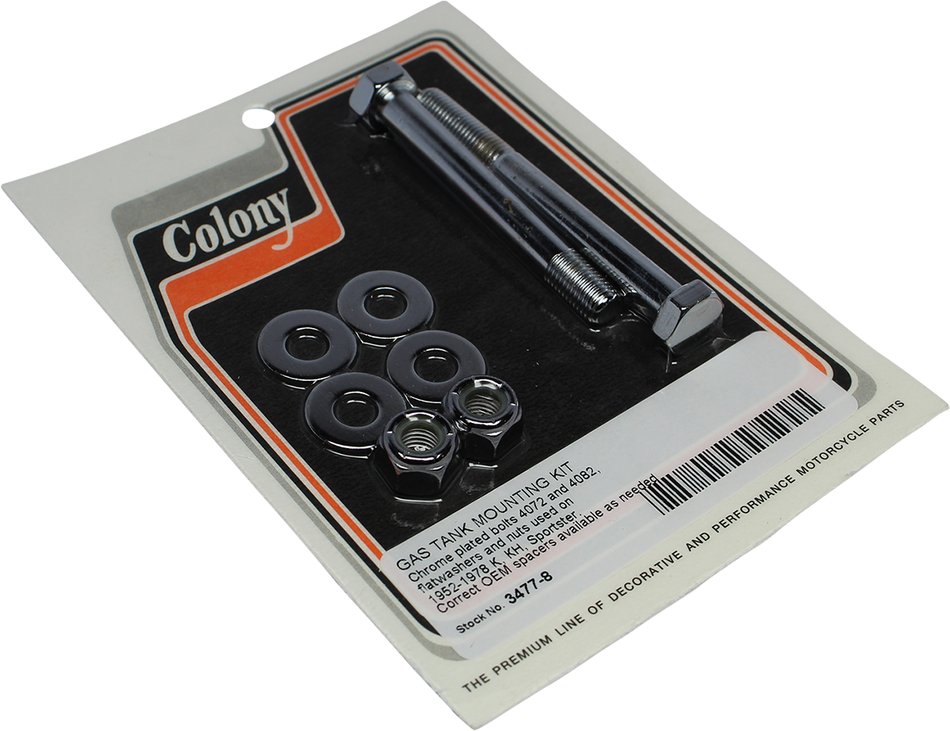 COLONY Gas Tank Bolt Nut Kit 3477-8