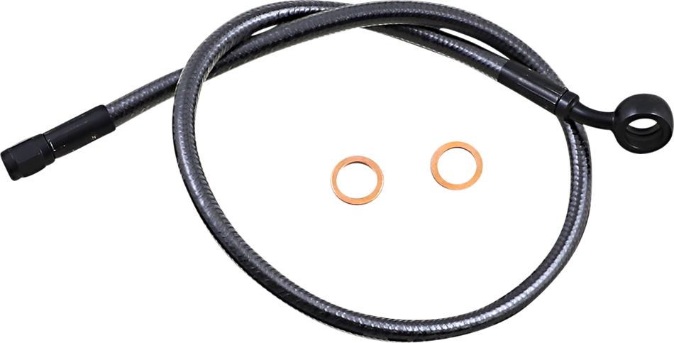 MAGNUM Brake Line - 12mm-35 - 24" - Black Pearl AS478124