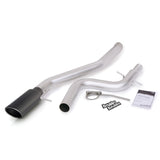 Banks Power 09-10 VW Jetta 2.0L TDI Monster Exhaust System - SS Single Exhaust w/ Black Tip 46180-B