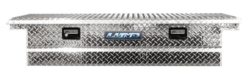 Lund 67-99 Chevy CK Ultima Low Profile Single Lid Crossover Tool Box - Brite 9100LP