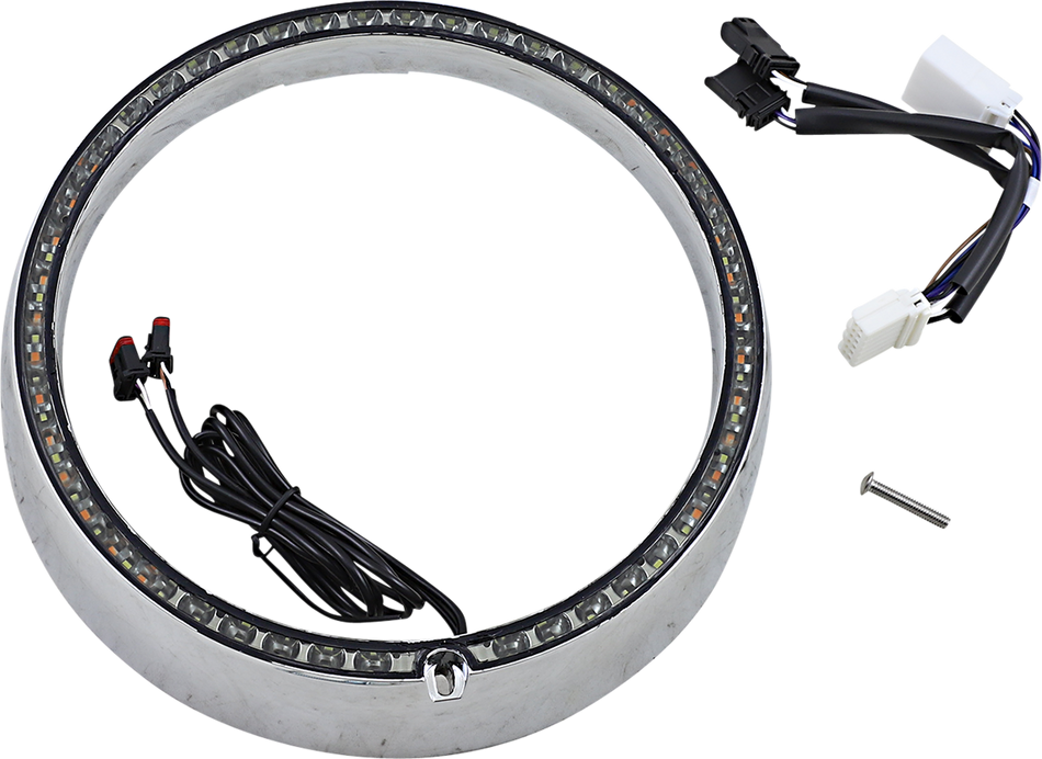 CUSTOM DYNAMICS Standard Trim Ring - Chrome PB-7TR-AW-3C