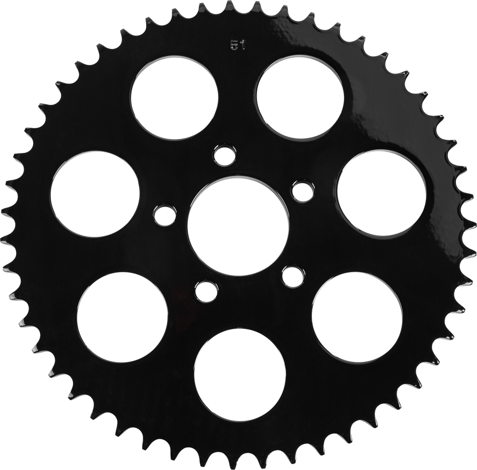 HARDDRIVE Gloss Black Rear Sprocket 51t Big Twin 00-13 201644