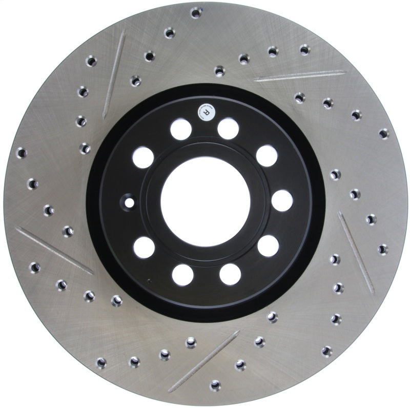 StopTech Slotted & Drilled Sport Brake Rotor 127.33098R