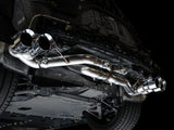 AWE Tuning 2020 Chevrolet Corvette (C8) Track Edition Exhaust - Quad Chrome Silver Tips 3020-42080