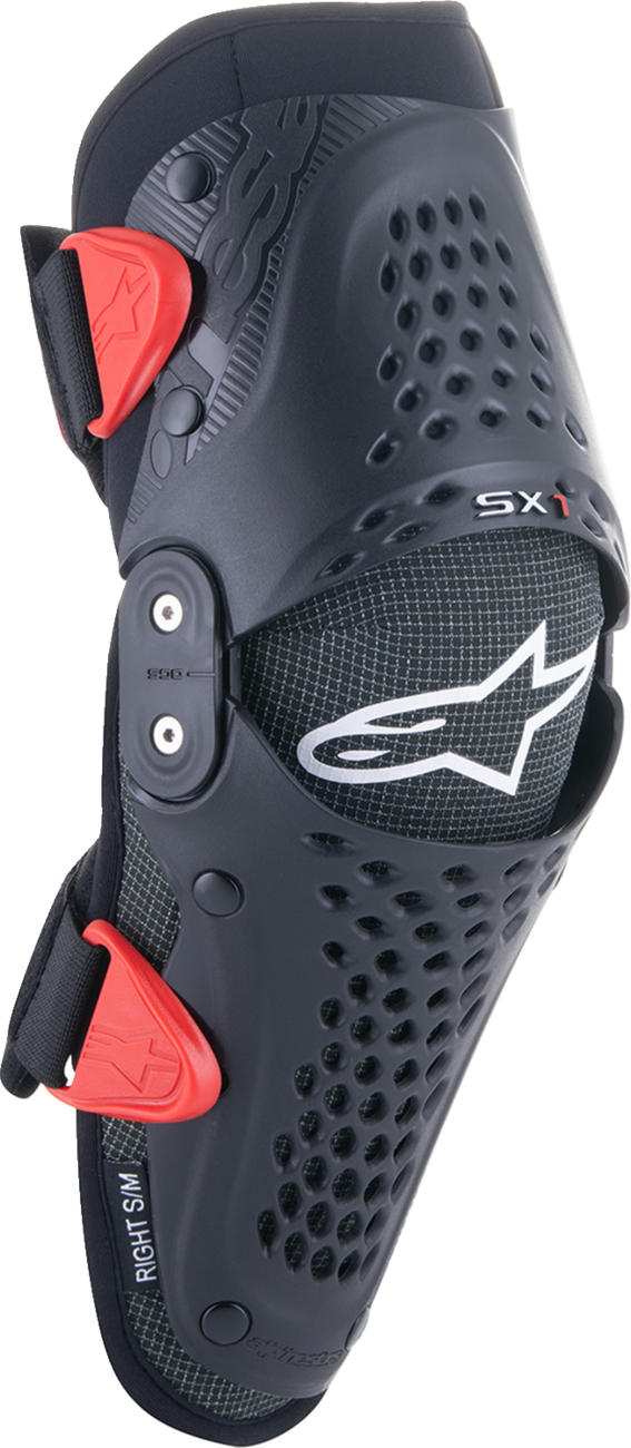 Rodilleras ALPINESTARS Youth SX-1 - Negro/Rojo - L/XL 6546319-13-LXL 