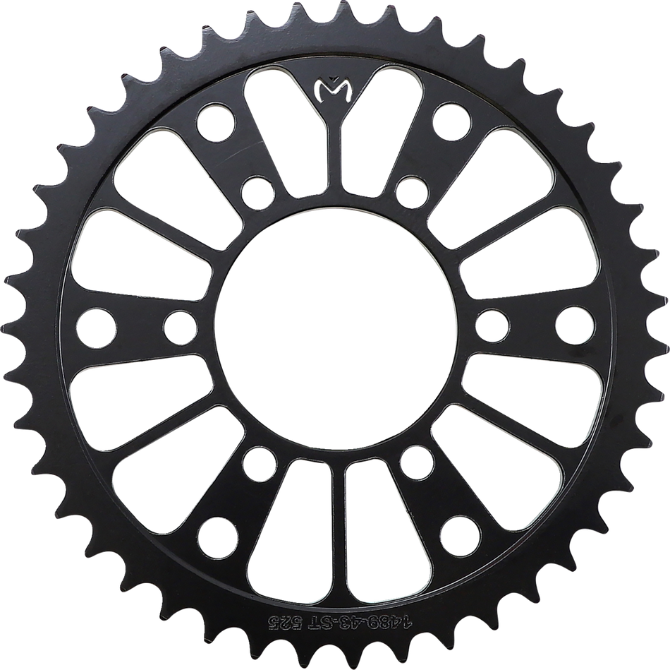 MOOSE RACING Steel Rear Sprocket - Kawasaki - 43 Tooth 1210-1489-43-ST