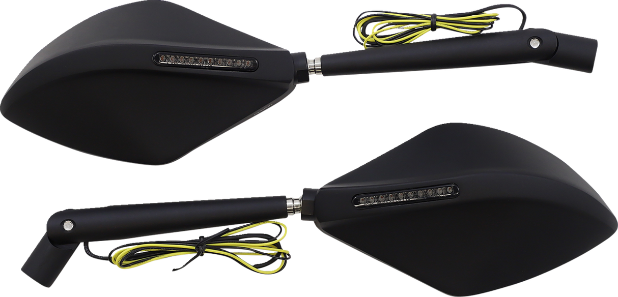 HIGHSIDER Mirror - Torezzo - Side View - Cat Eye - Black 301-581