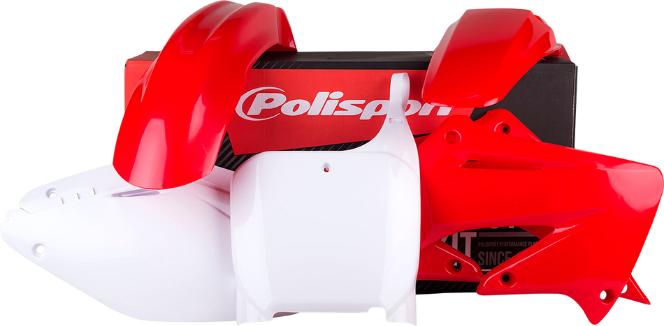 Kit de carrocería POLISPORT - Completo - OEM Rojo/Blanco - CR 125R/250R 90604