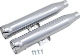 COBRA Neighbor Hater Mufflers - Chrome Softail  Heritage  / Deluxe  2018-2023    6048
