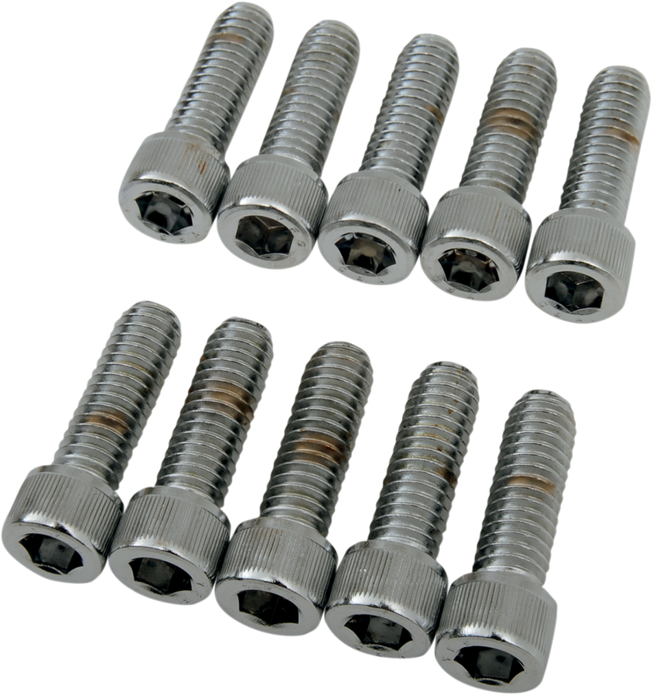 DRAG SPECIALTIES Bolts - Socket-Head - Knurled - 5/16-18 x 1" MPB217