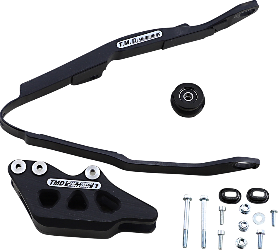 T.M. DESIGNWORKS Chain Guide/Slider - Honda - Black HCP-H06-BK