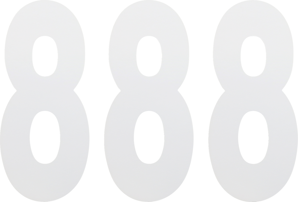 FACTORY EFFEX FX Número 8 - Blanco - 8" 02-4488 