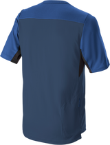 Camiseta ALPINESTARS Drop 6.0 V2 - Manga corta - Azul medianoche/Negro - Grande 1766322-7319-LG 
