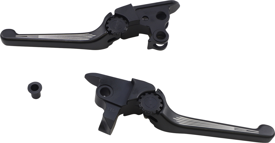 POWERSTANDS RACING Lever Set - Anthem - Harley Davidson - Contrast 12-00666-31