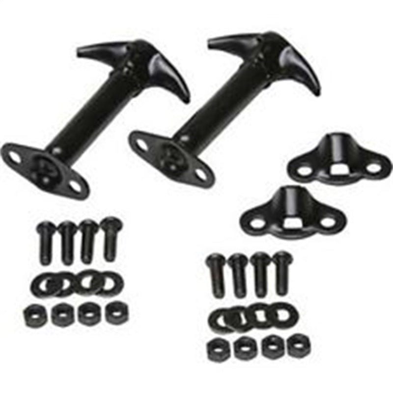 Rampage 1945-1949 Jeep CJ2A Hood Catch Kit - Black 7601