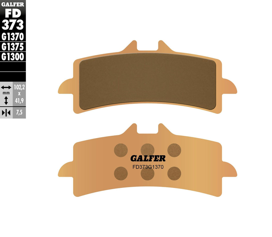 GALFER Brake Pads Sintered Fd373g1370 FD373G1370