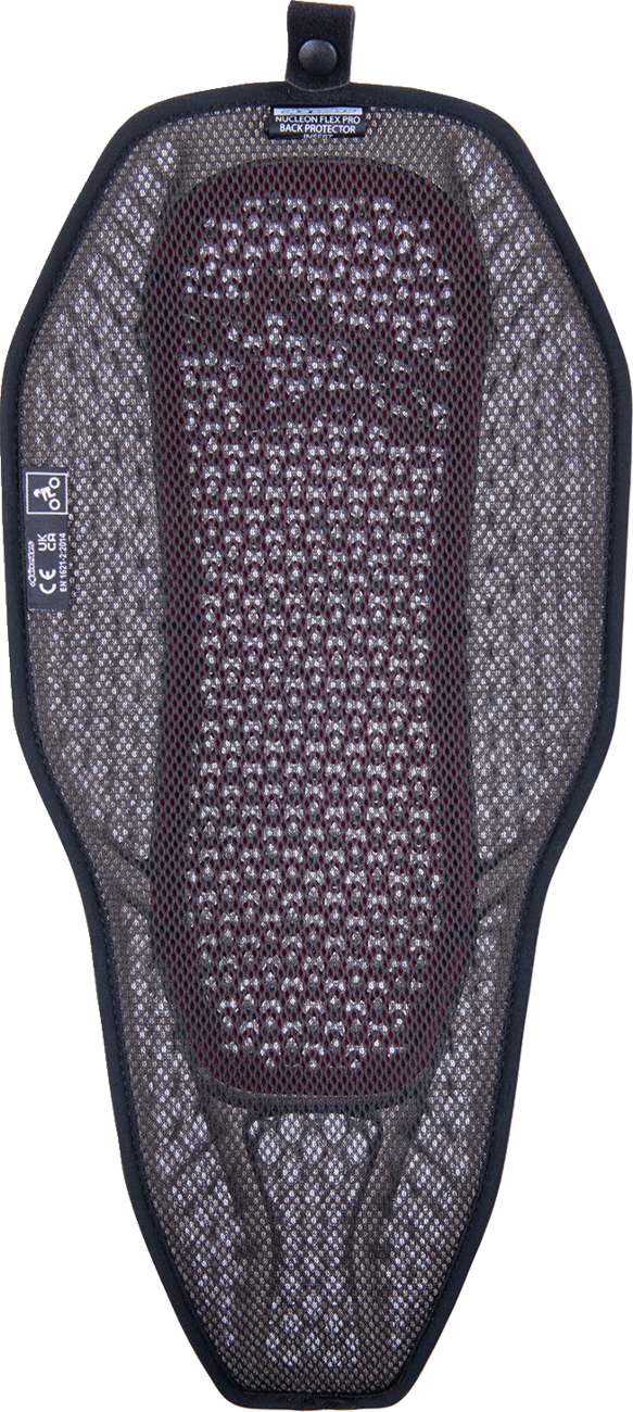 ALPINESTARS Nucleon Flex Proi Full Back Protection Insert - Transparent Smoke/Red - Medium 6526323-003-M