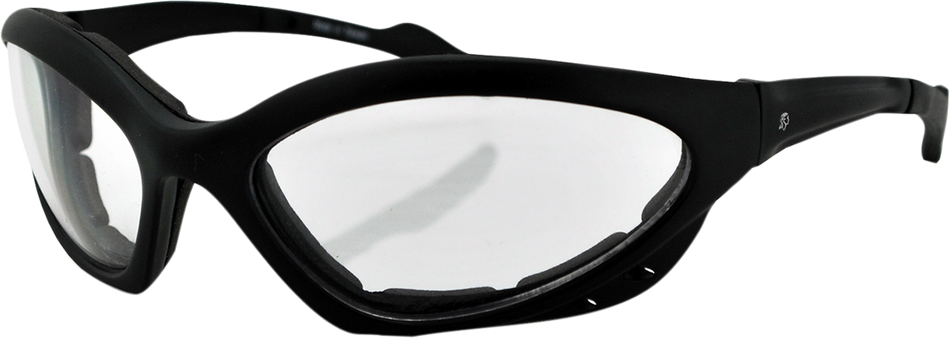 ZAN HEADGEAR Hakan Sonnenbrille - Mattschwarz - Klar EZHI001C 