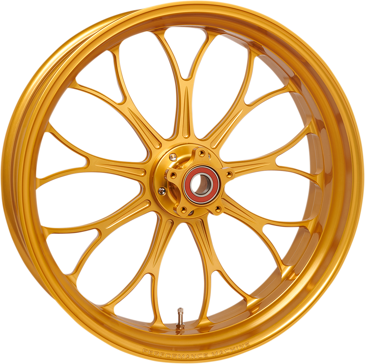 PERFORMANCE MACHINE (PM) Wheel - Revolution - Dual Disc - Front - Gold Ops - 18"x5.50" - With ABS 12047814RRVNAPG