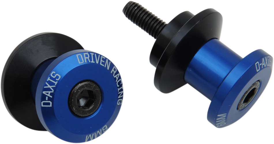 DRIVEN RACING D-Axis Spools - Blue - 6 mm DXS-6 BL