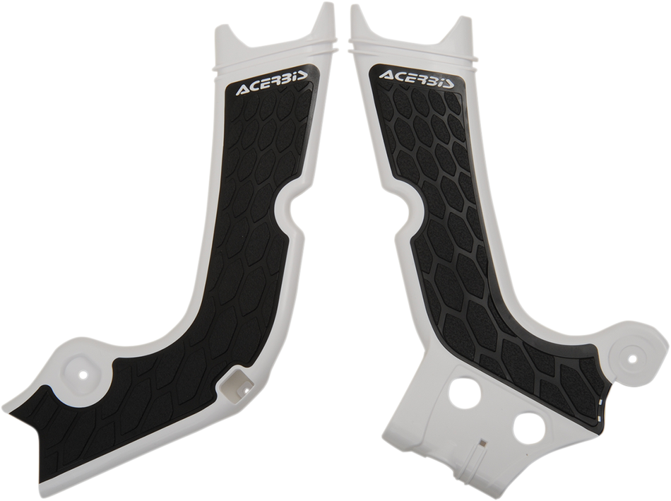 ACERBIS X-Grip Frame Guards - White/Black 2630711035