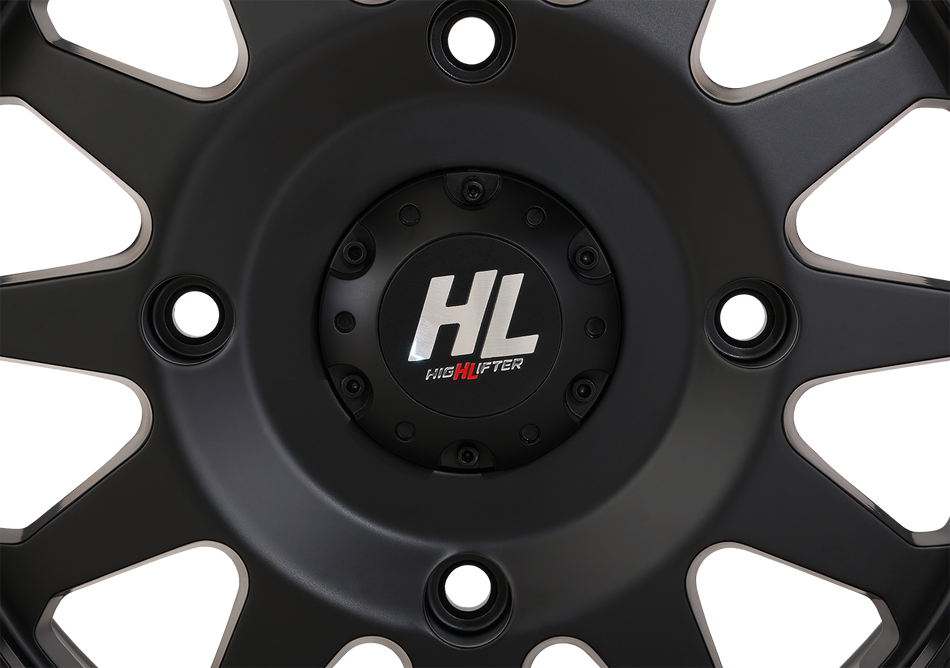 HIGH LIFTER Wheel - HLA1 Beadlock - Front/Rear - Matte Black - 14x7 - 4/137 - 5+2 (+40 mm) 14HLA1-1437