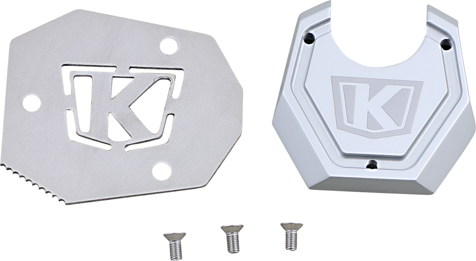 KURYAKYN Kickstand Pad - Silver - BMW 3839