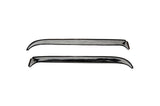 AVS 80-96 Ford Bronco (Installs w/Tape) Ventshade Window Deflectors 2pc - Stainless 12688