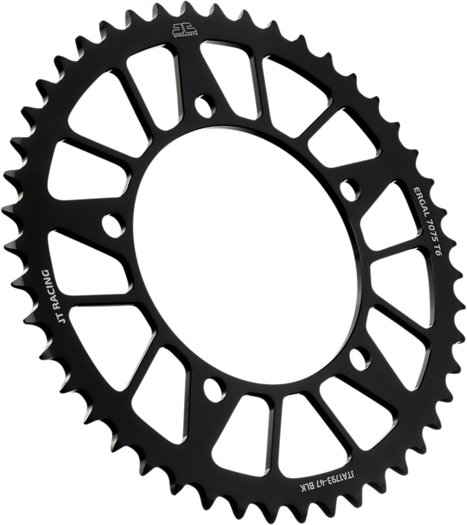 JT SPROCKETS Rear Sprocket - Suzuki - Black - 47 Tooth JTA1793.47BLK