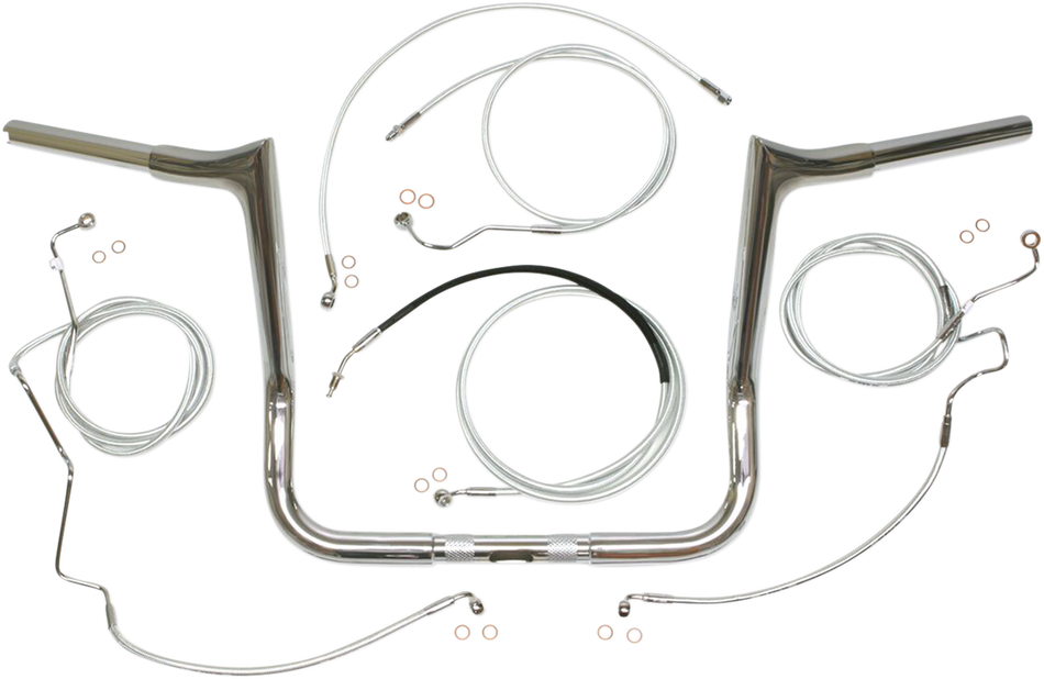 MAGNUM Handlebar Kit - Viking - 10" - Sterling Chromite II 38884-410