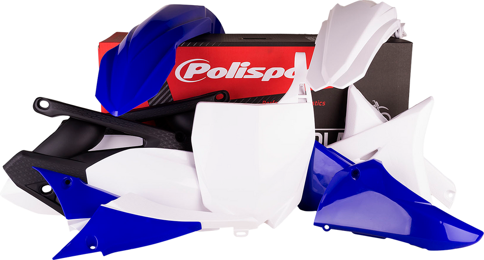 Kit de carrocería completo POLISPORT - OEM azul/blanco/negro - YZ 450F 90530 