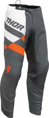 THOR Sector Checker Pants - Charcoal/Orange - 42 2901-11001