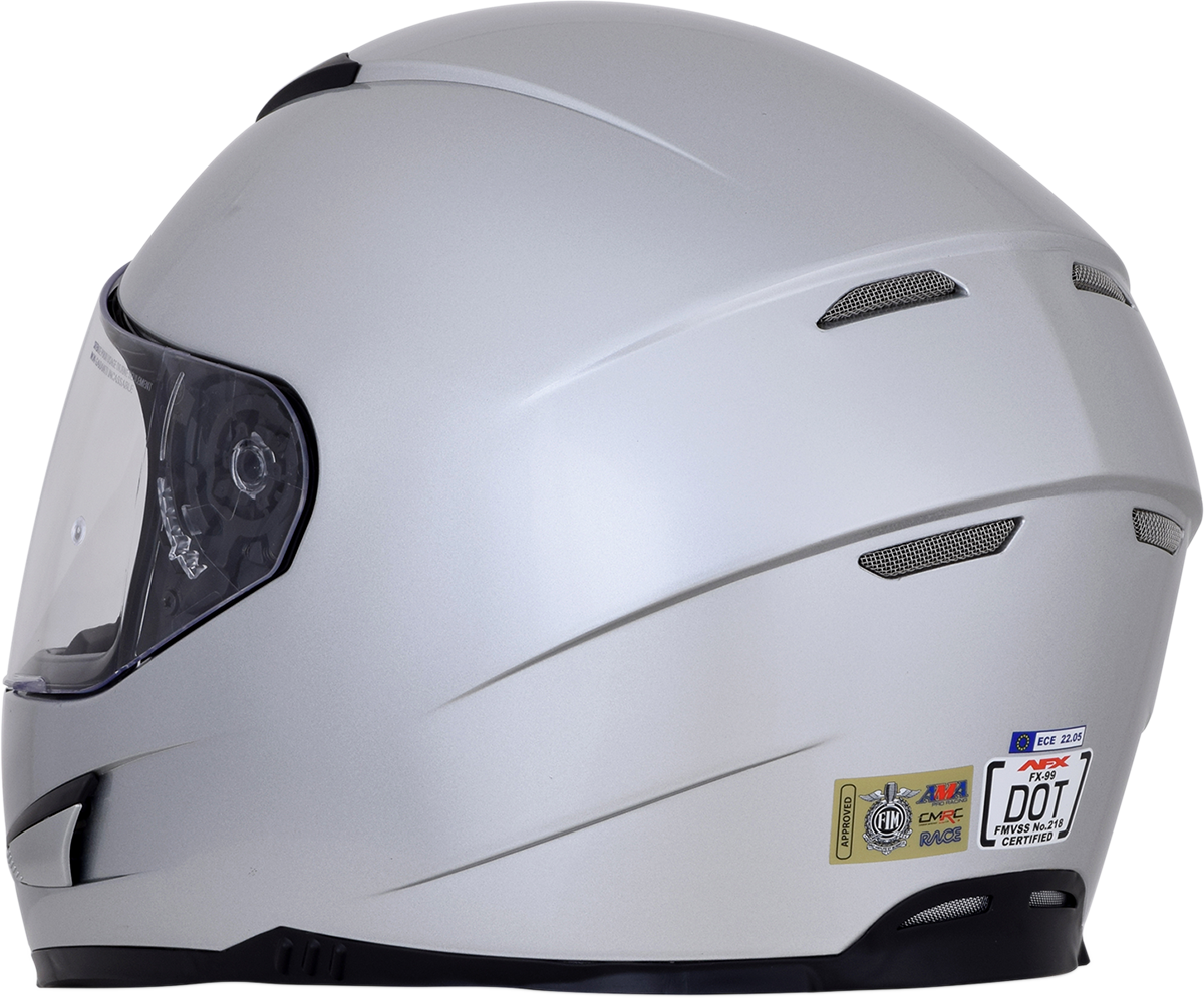 AFX FX-99 Helmet - Silver - Medium 0101-11068