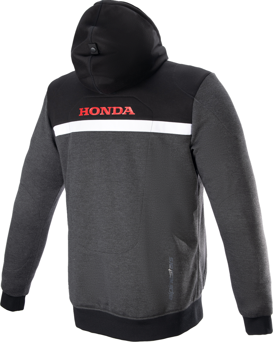 ALPINESTARS Honda Chrome Street Hoodie - Black/Gray/Red - Medium 4201323-1908-M