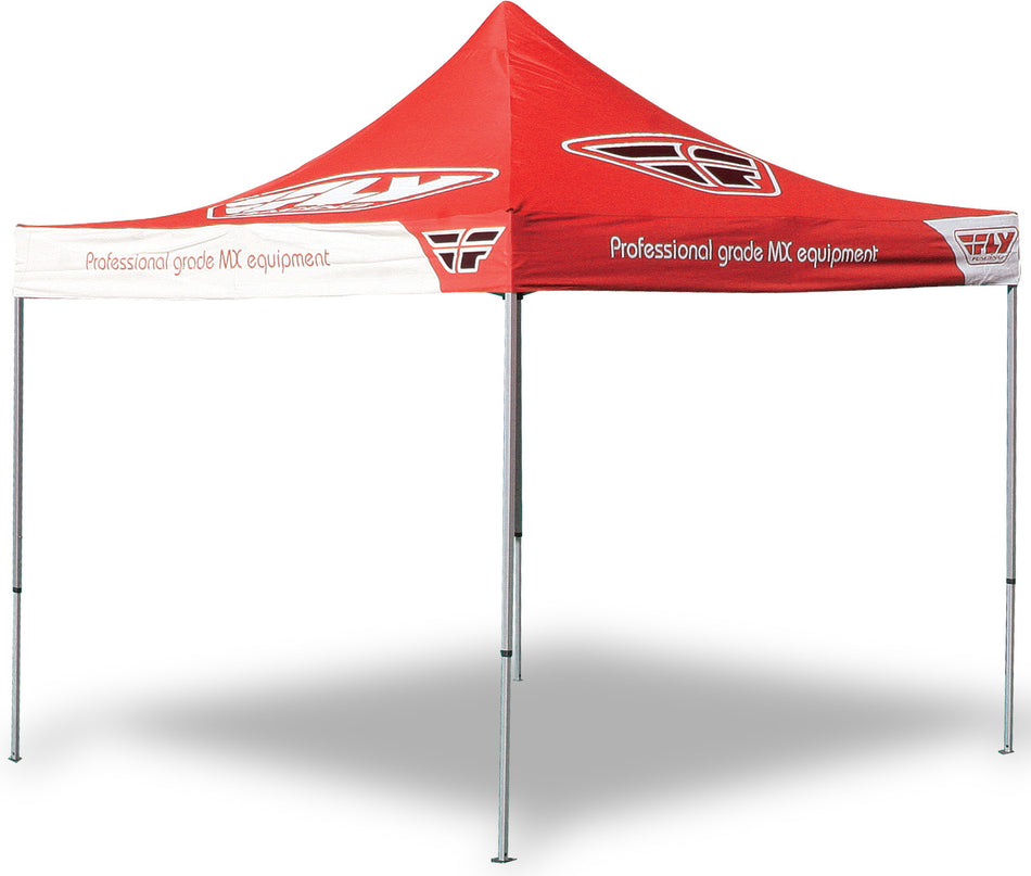 FLY RACING Canopy W/Standard Frame Red 10'x10' CAN10X10A RED