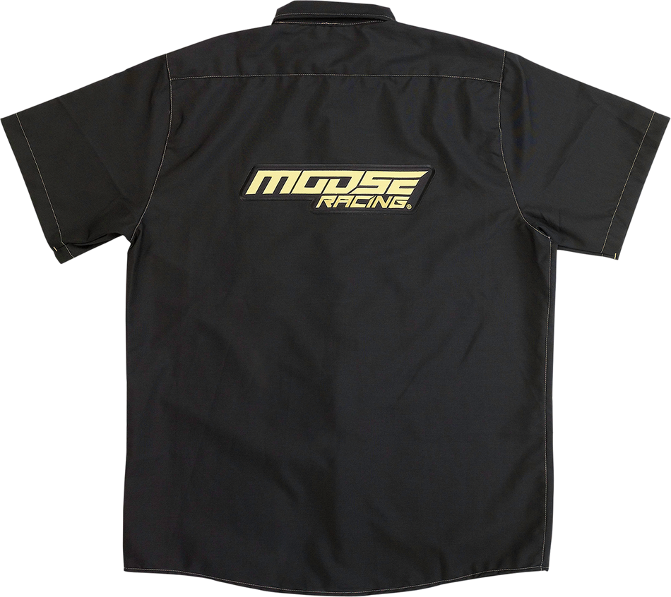 MOOSE RACING Moose Racing Shop Shirt - Black - Large MSR01S8RDLG