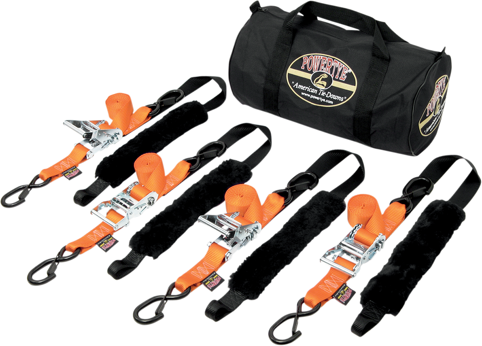 POWERTYE MFG. Fat Strap Trailer Kit - Orange TRAILERKIT-89